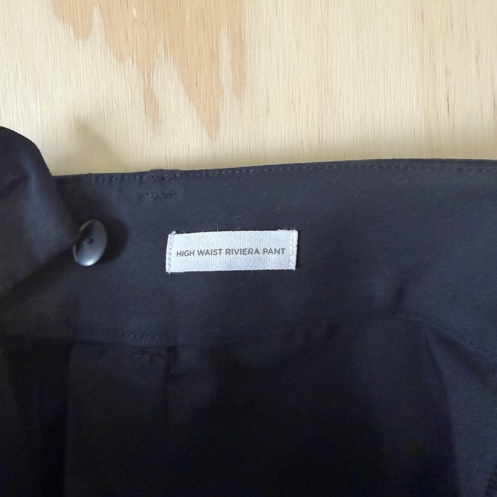 Loft Marisa High Rise Ankle Black Career Dress Pants Womens Size 6 Stretch - Picture 7 of 12